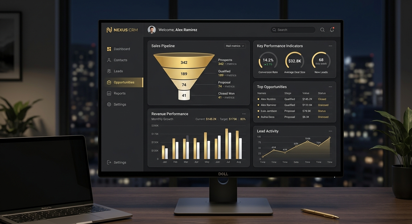 CRM Automation Dashboard